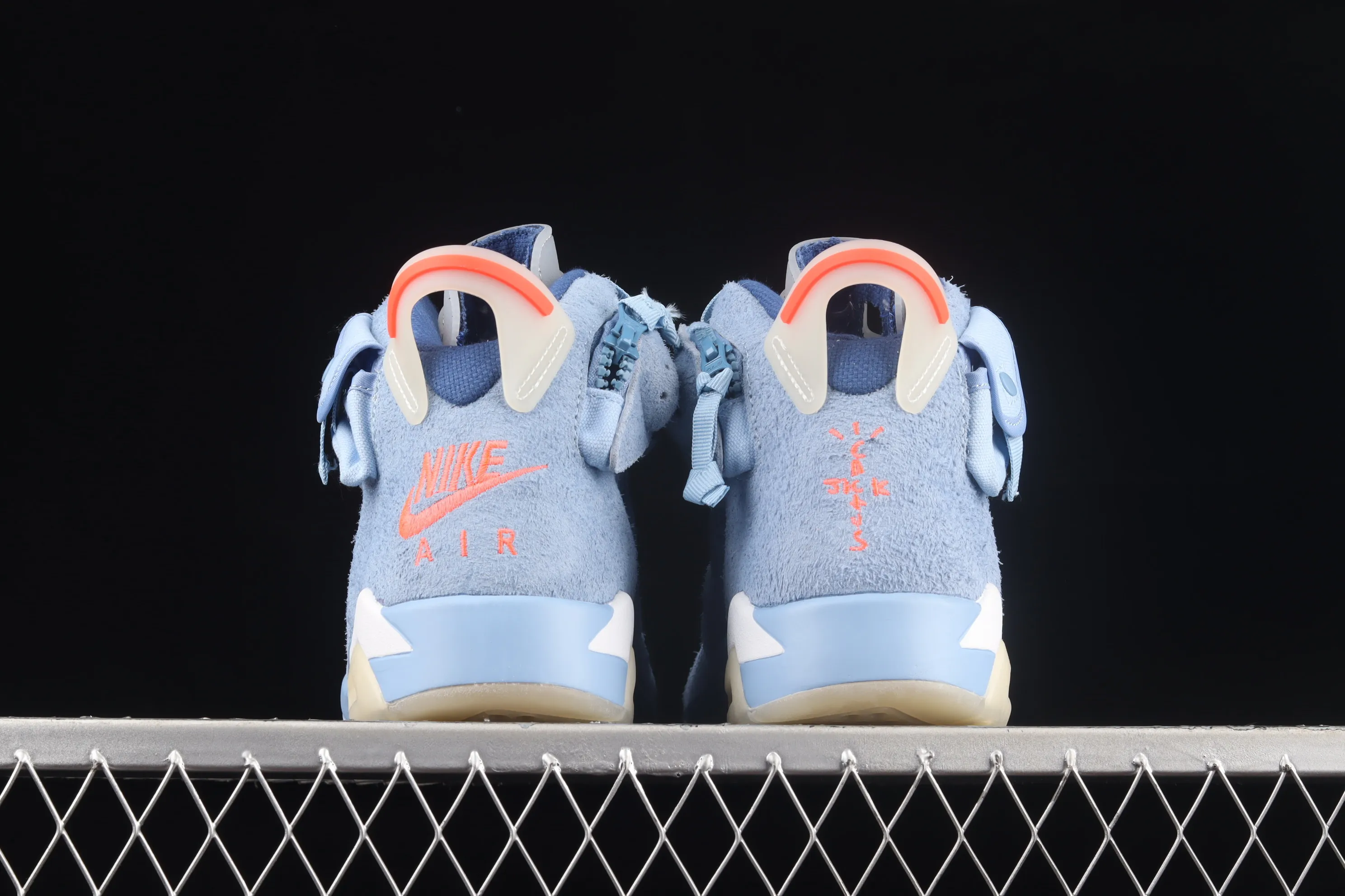 All categories Air Jordan Jordan series basketball shoes Air Jordan 6 Travis Scott x Air Jordan 6 "Cerulean" AJ6 Joe 6 joint sky blue DH0690-400